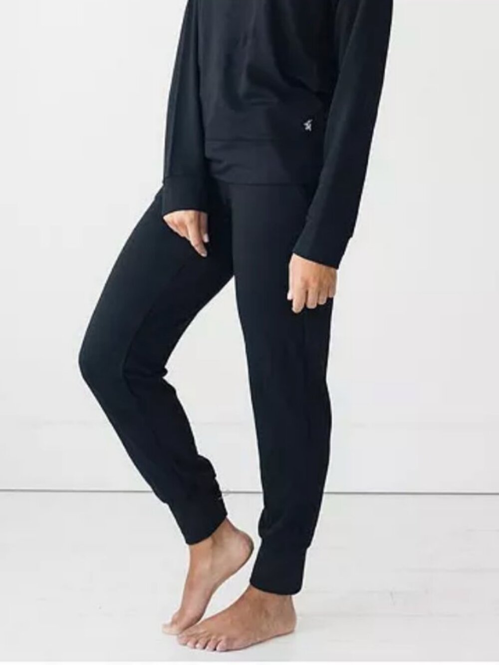 Cozy Earth Viscose from Bamboo Ultra-Soft Jogger Pant in Black